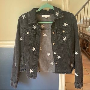 Black Star Jean Jacket